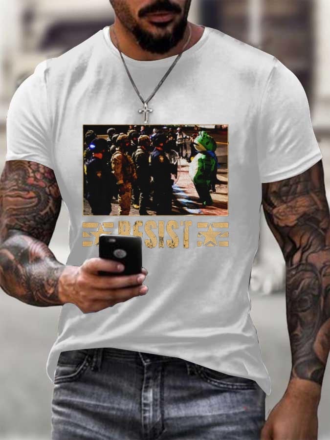 Resist Portland Frog Stand With Frog Digital Protest Shirt