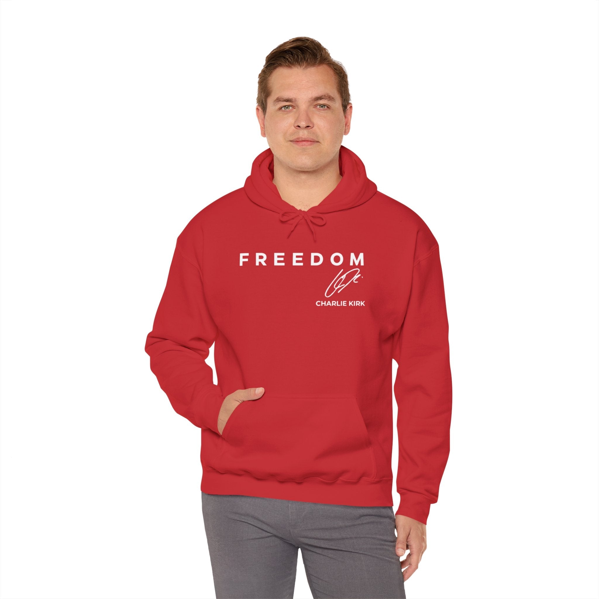FREEDOM Charlie Kirk Hoodie (Signature)