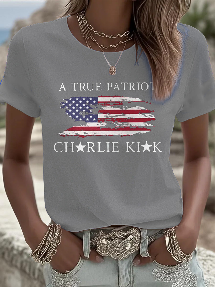 Women's Turning Point Flag Printed T-shirt