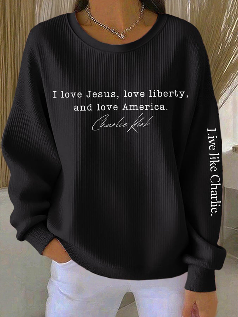 Women's Freedom Turning Point Printed Sweatshirt